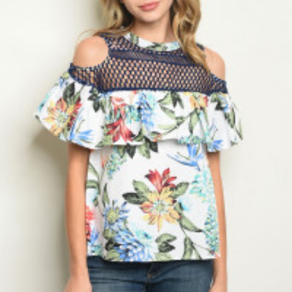 ARRIVED! Feminine Floral top!